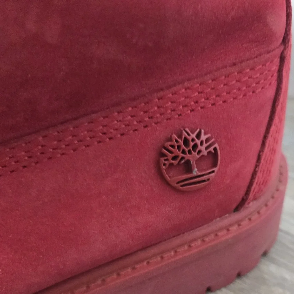 Timberland Boots‎ 6 inch Premium Red Waterproof Kids Youth Juniors Boys Size 2.5